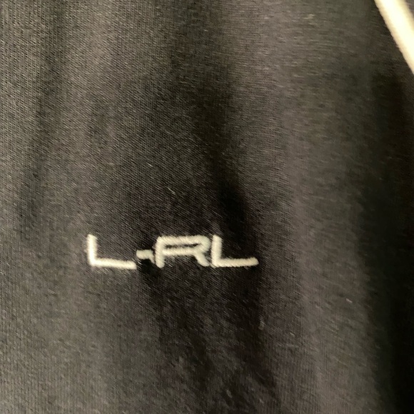 Lauren Ralph Lauren Black Stretch Full Zip Pockets Athletic Track Jacket XL - Picture 3 of 15